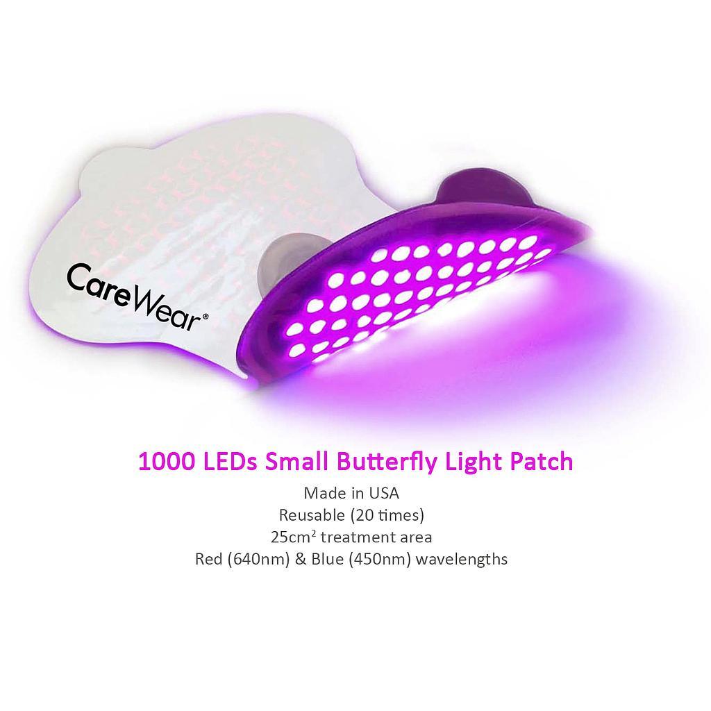 Light Patch Small Butterfly Magenta, Single